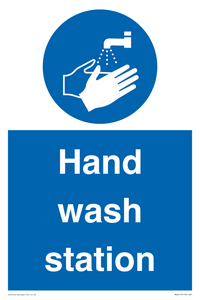 Hand wash station